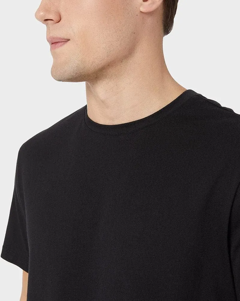 32 Degrees Men's 4 PK Ultra-Soft Cotton Crew T-Shirt | Regular Fit | Soft Feel | Ultra-Light
