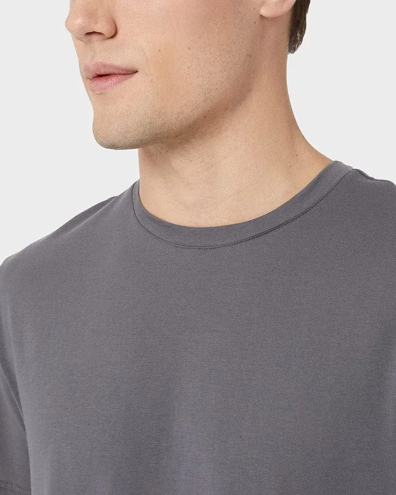 32 Degrees Men's 4 PK Ultra-Soft Cotton Crew T-Shirt | Regular Fit | Soft Feel | Ultra-Light