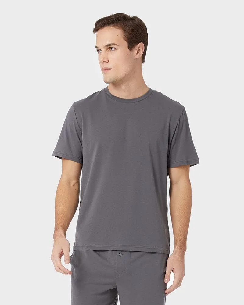 32 Degrees Men's 4 PK Ultra-Soft Cotton Crew T-Shirt | Regular Fit | Soft Feel | Ultra-Light