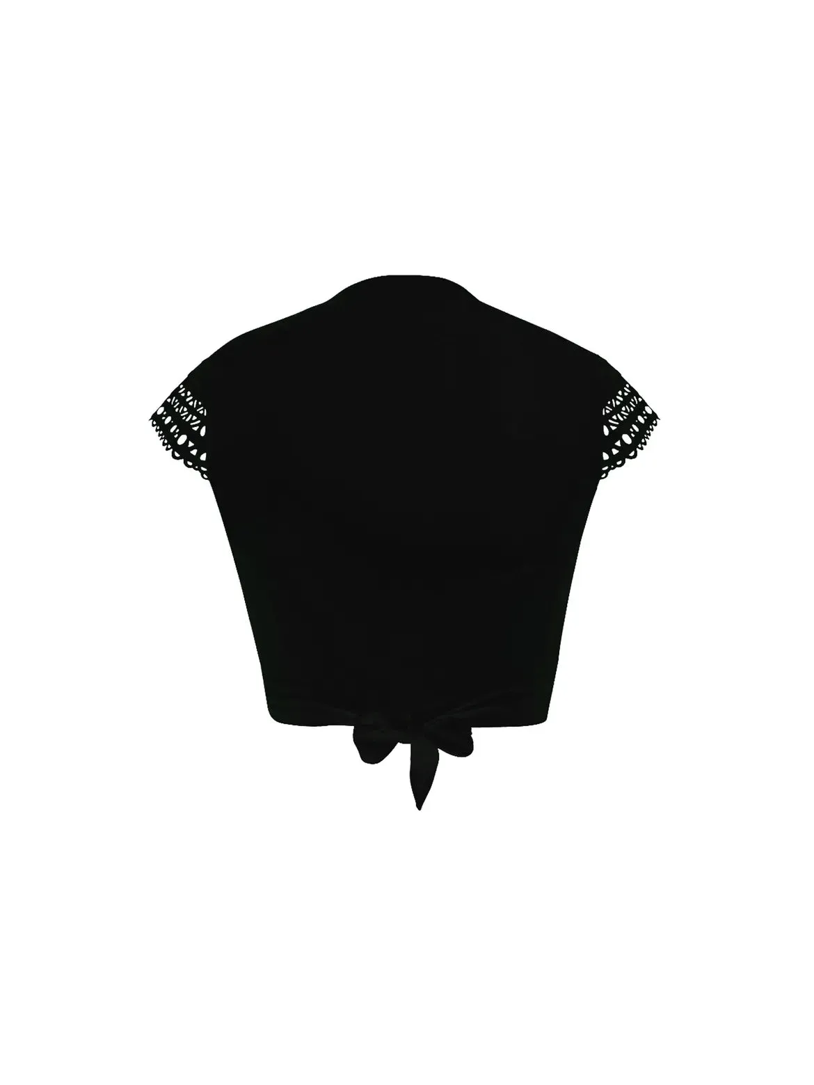 Ajourage Couture Black Crossover Wrap