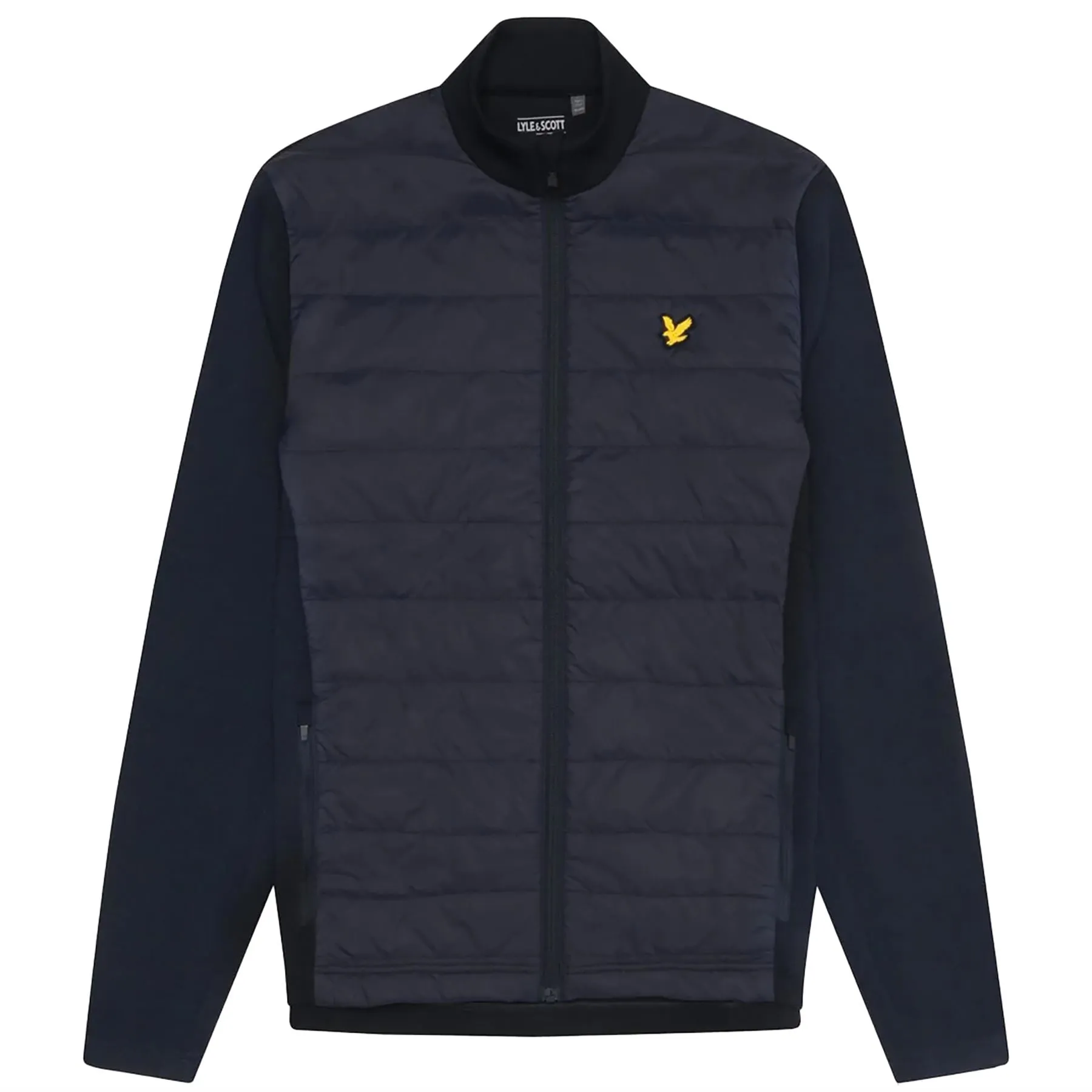 Baffle Quilted FZ Hybrid Jacket Dark Navy - AW24