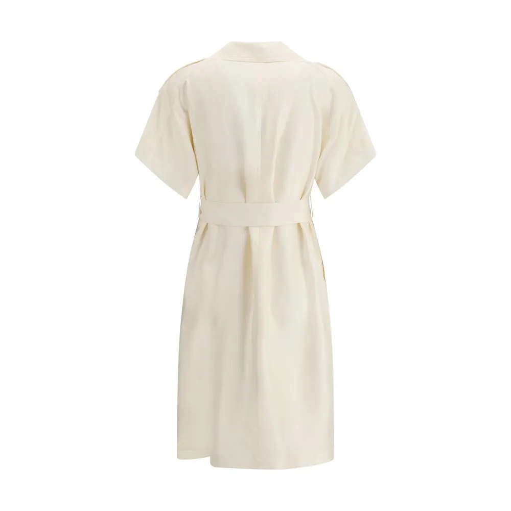 Belted Trench Dress