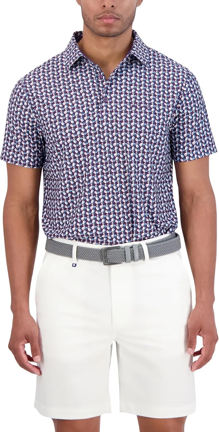 Ben Sherman Men's Performance Extra Soft Polo Golf Shirts Stretch, Moisture-Wicking, Odor Resistant