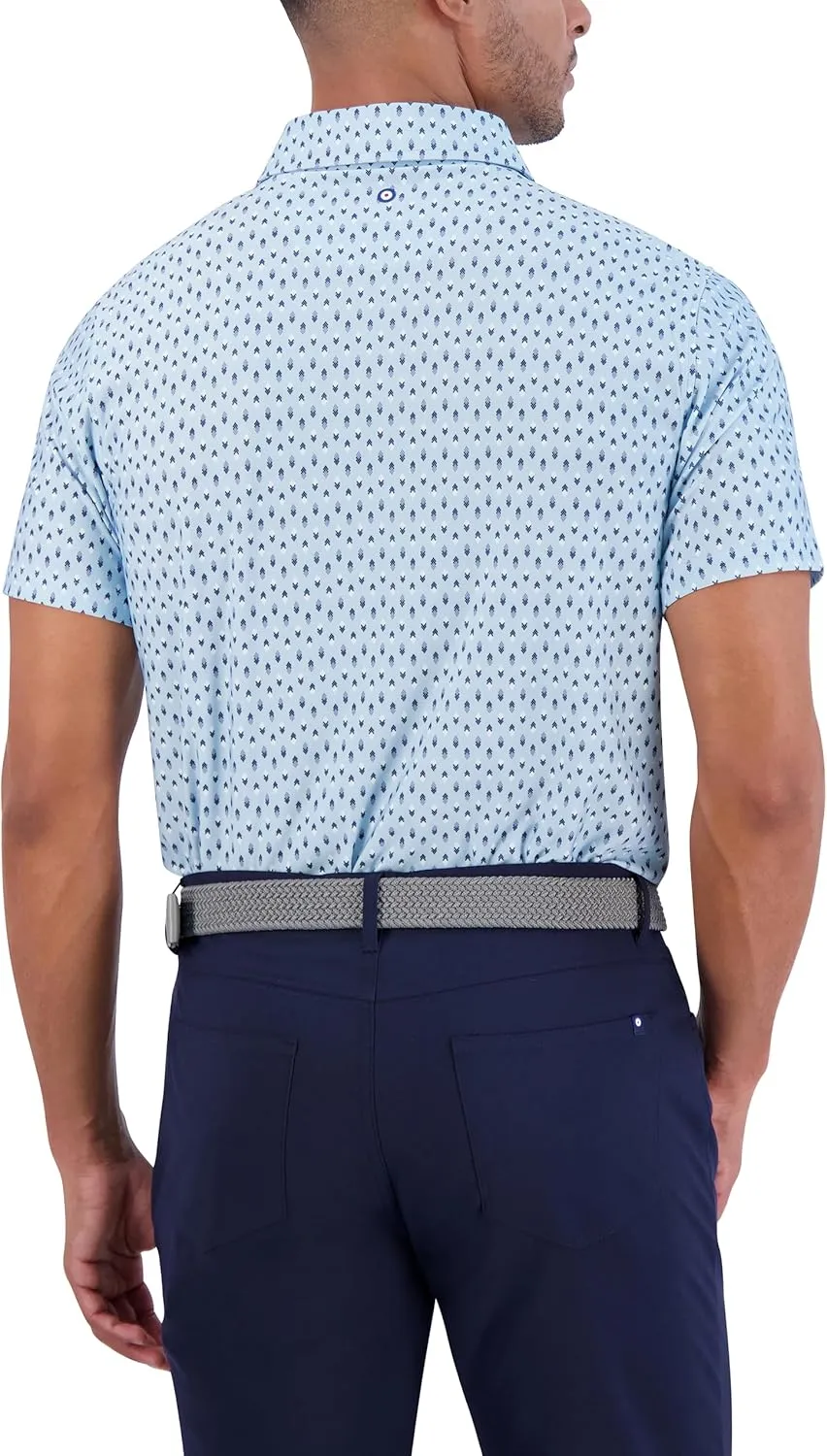 Ben Sherman Men's Performance Extra Soft Polo Golf Shirts Stretch, Moisture-Wicking, Odor Resistant