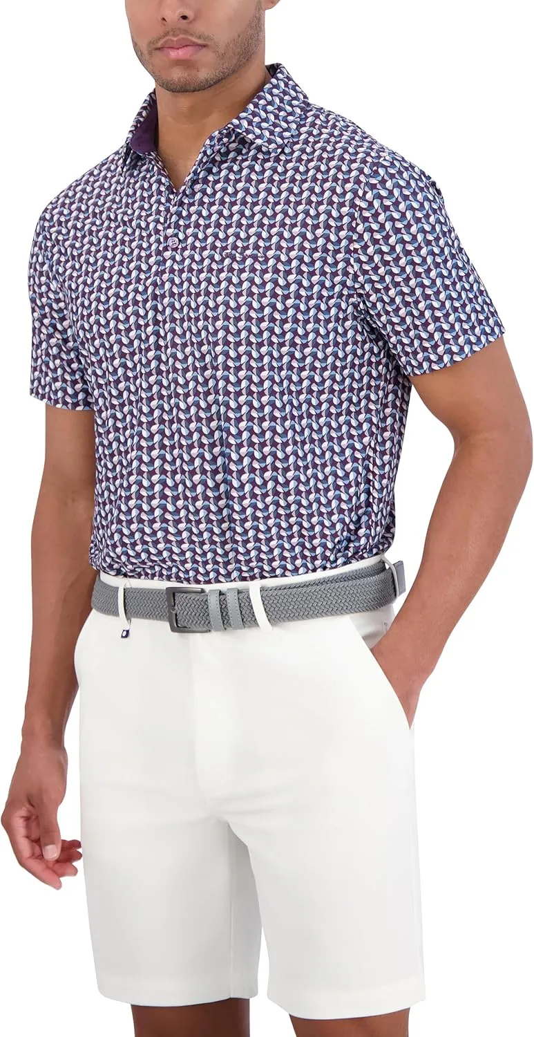 Ben Sherman Men's Performance Extra Soft Polo Golf Shirts Stretch, Moisture-Wicking, Odor Resistant