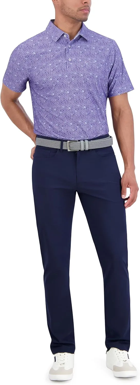 Ben Sherman Men's Performance Extra Soft Polo Golf Shirts Stretch, Moisture-Wicking, Odor Resistant