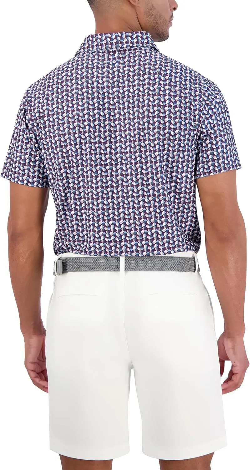 Ben Sherman Men's Performance Extra Soft Polo Golf Shirts Stretch, Moisture-Wicking, Odor Resistant