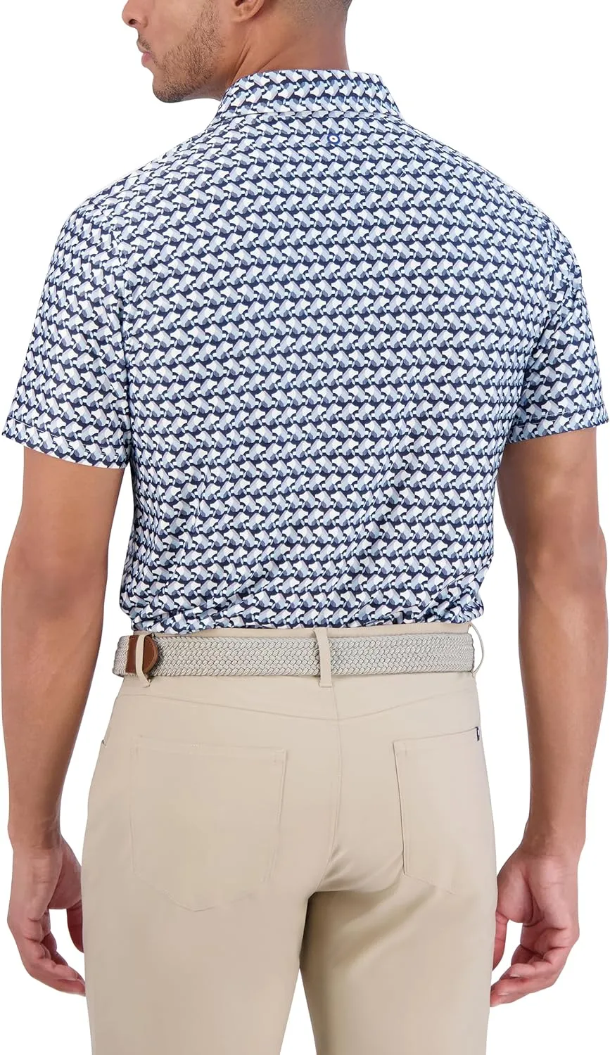 Ben Sherman Men's Performance Extra Soft Polo Golf Shirts Stretch, Moisture-Wicking, Odor Resistant