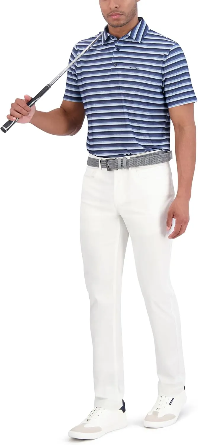 Ben Sherman Men's Performance Polo Shirts Stretch, Extra Soft Fabric, Moisture-Wicking, Odor Resistant