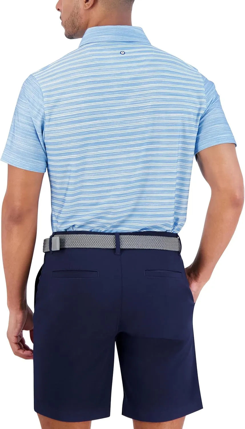 Ben Sherman Men's Performance Polo Shirts Stretch, Extra Soft Fabric, Moisture-Wicking, Odor Resistant