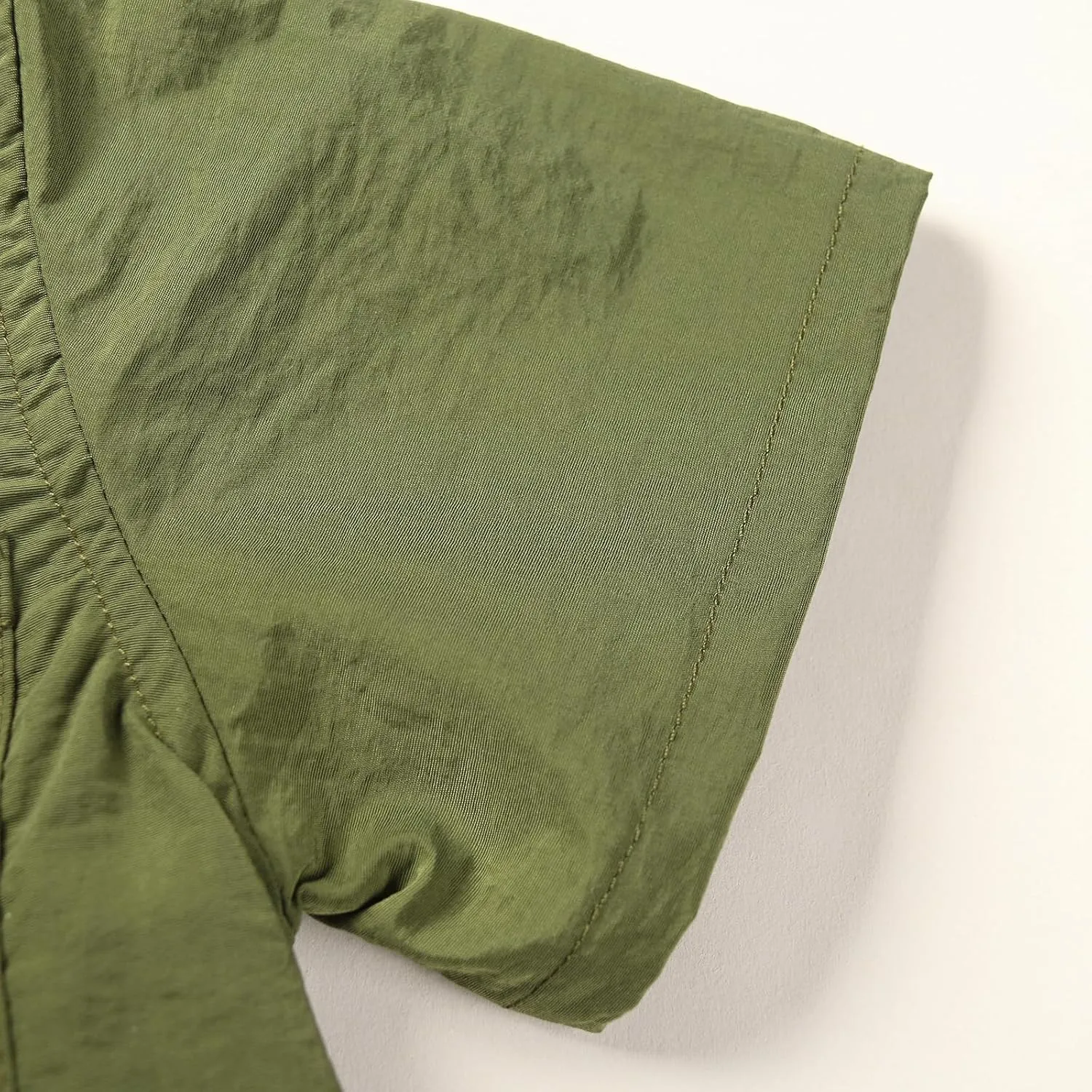 Boys' Button Down Short Sleeve Fishing Shirt Quick-Dry UV Sun Protection Outdoor Tops