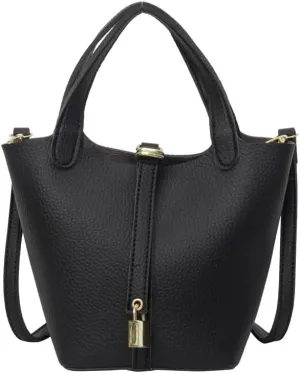 Bucket bag soft leather handbags versatile underarm Purses adjustable shoulder strap