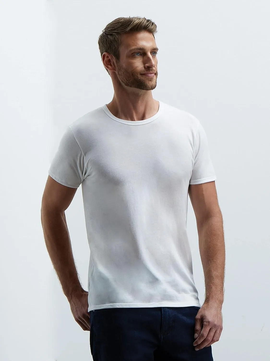 BVD Mens Ring Spun Cotton Undershirts (Tag Free & Super Soft)