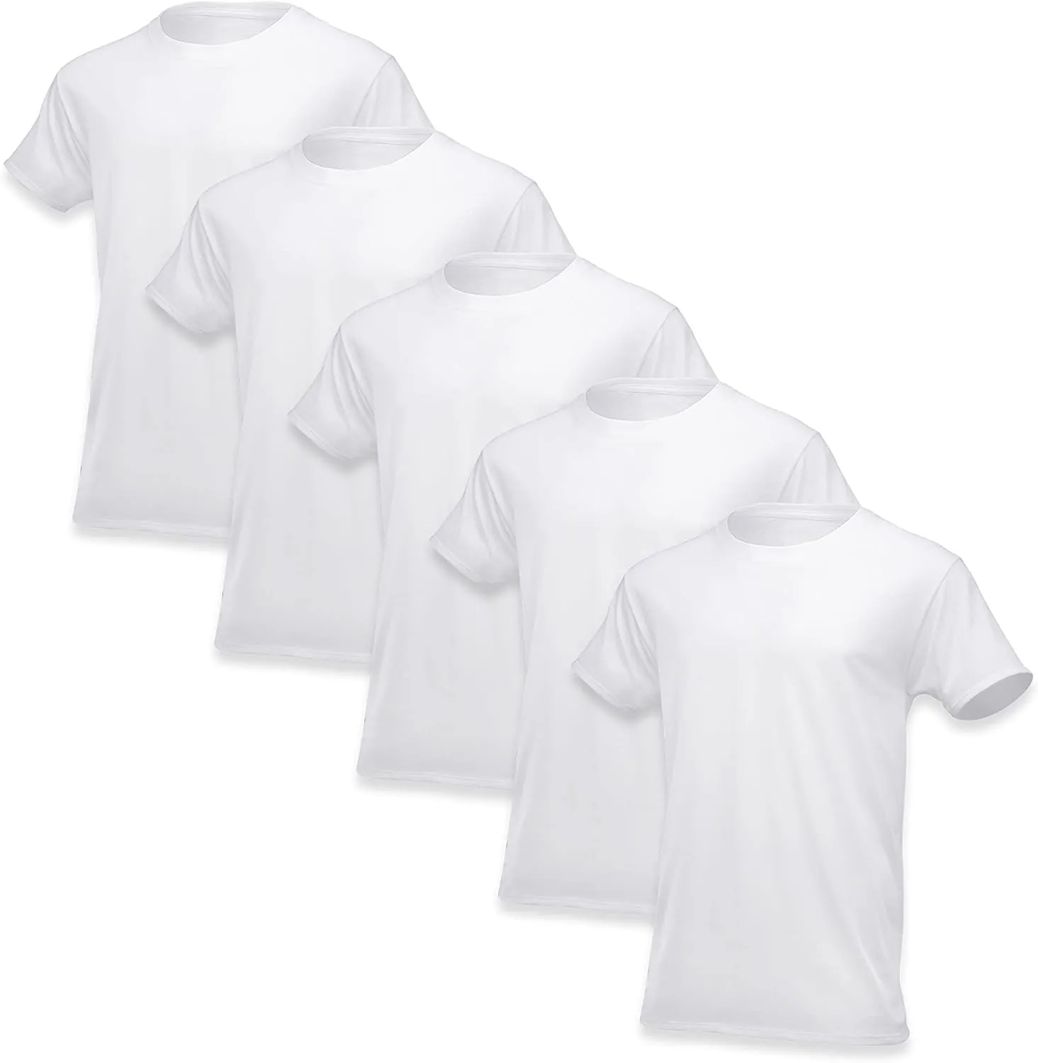 BVD Mens Ring Spun Cotton Undershirts (Tag Free & Super Soft)