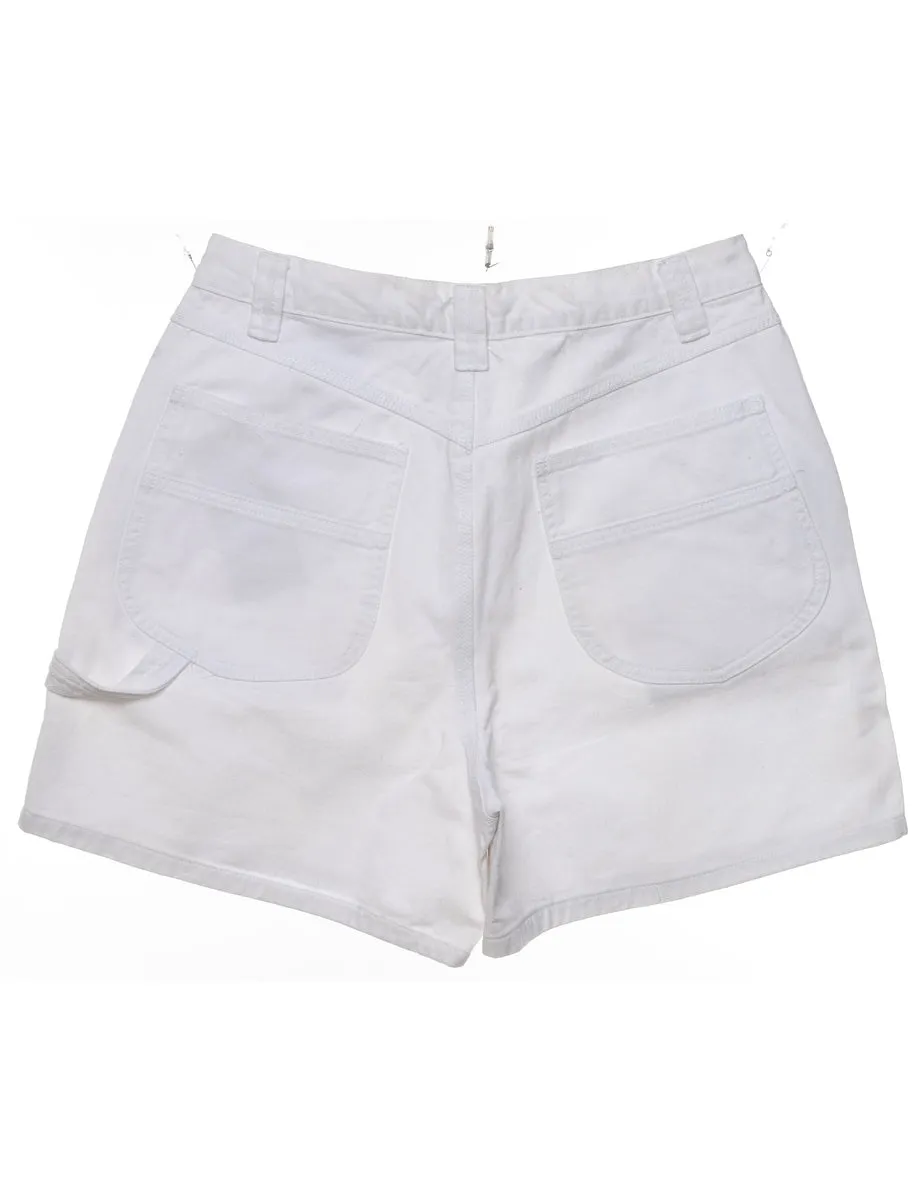 Carpenter White Denim Shorts - W29 L5