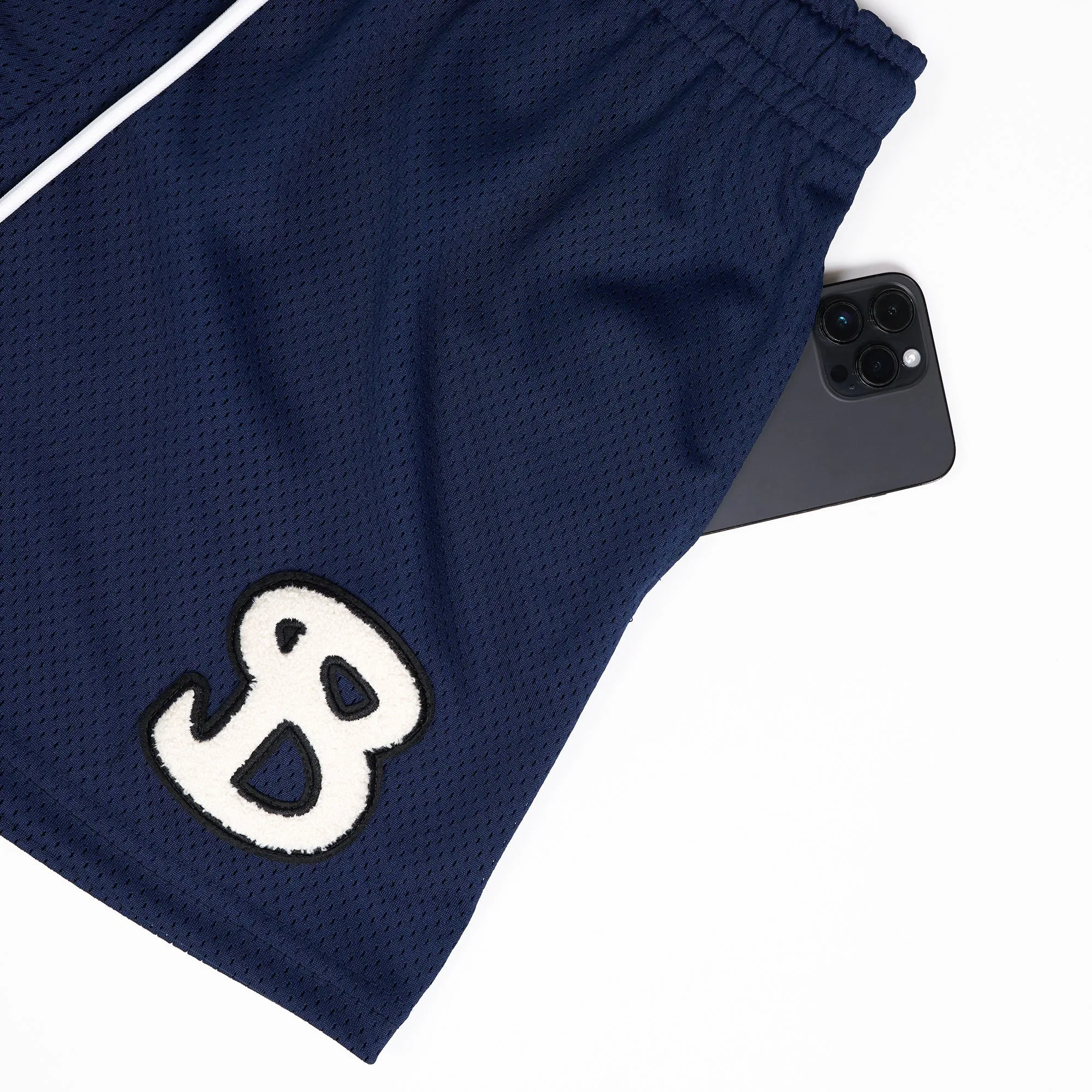 CLASSIC CHENILLE SHORTS - NAVY