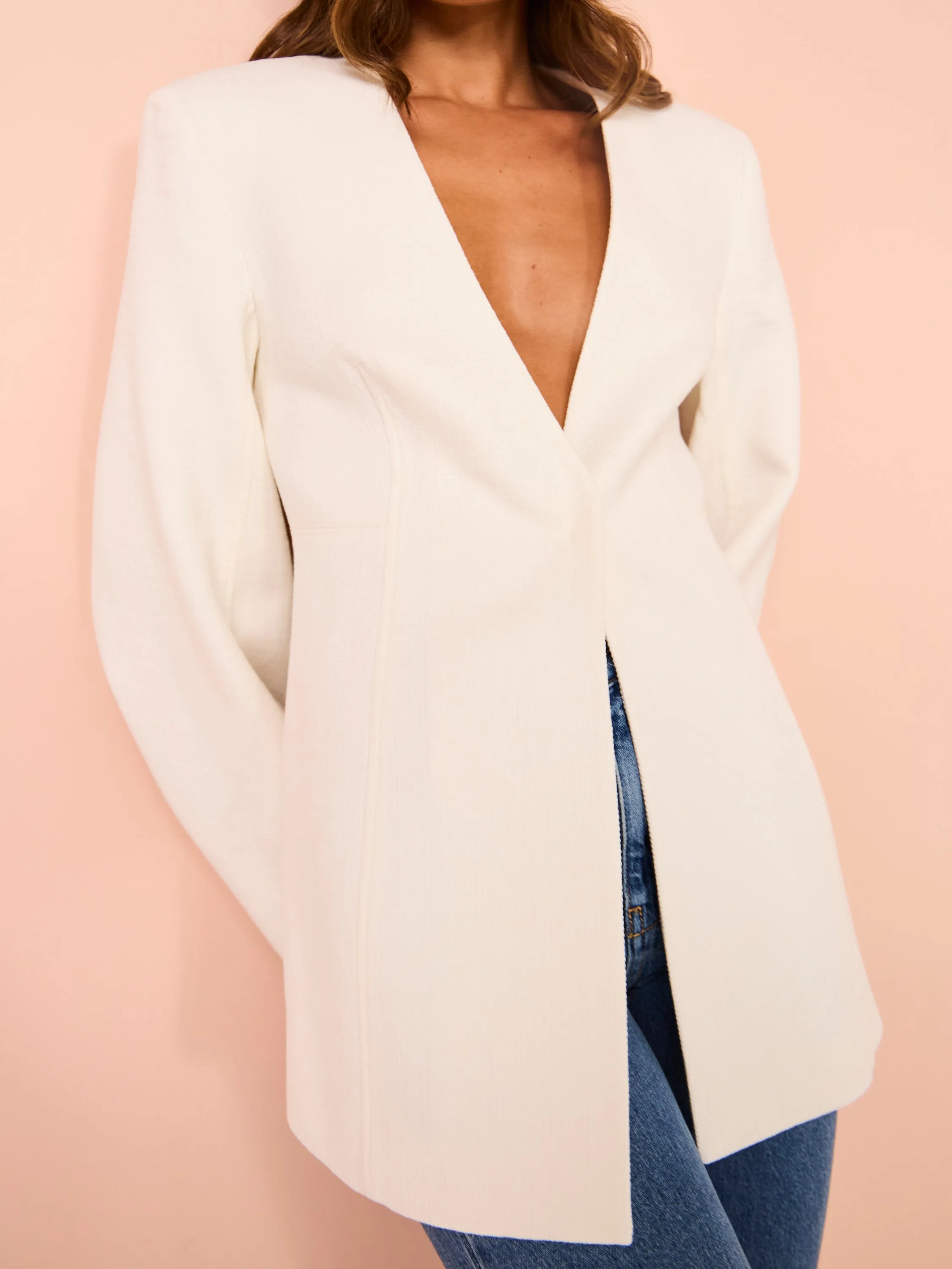Clea Toledo Blazer in Off White