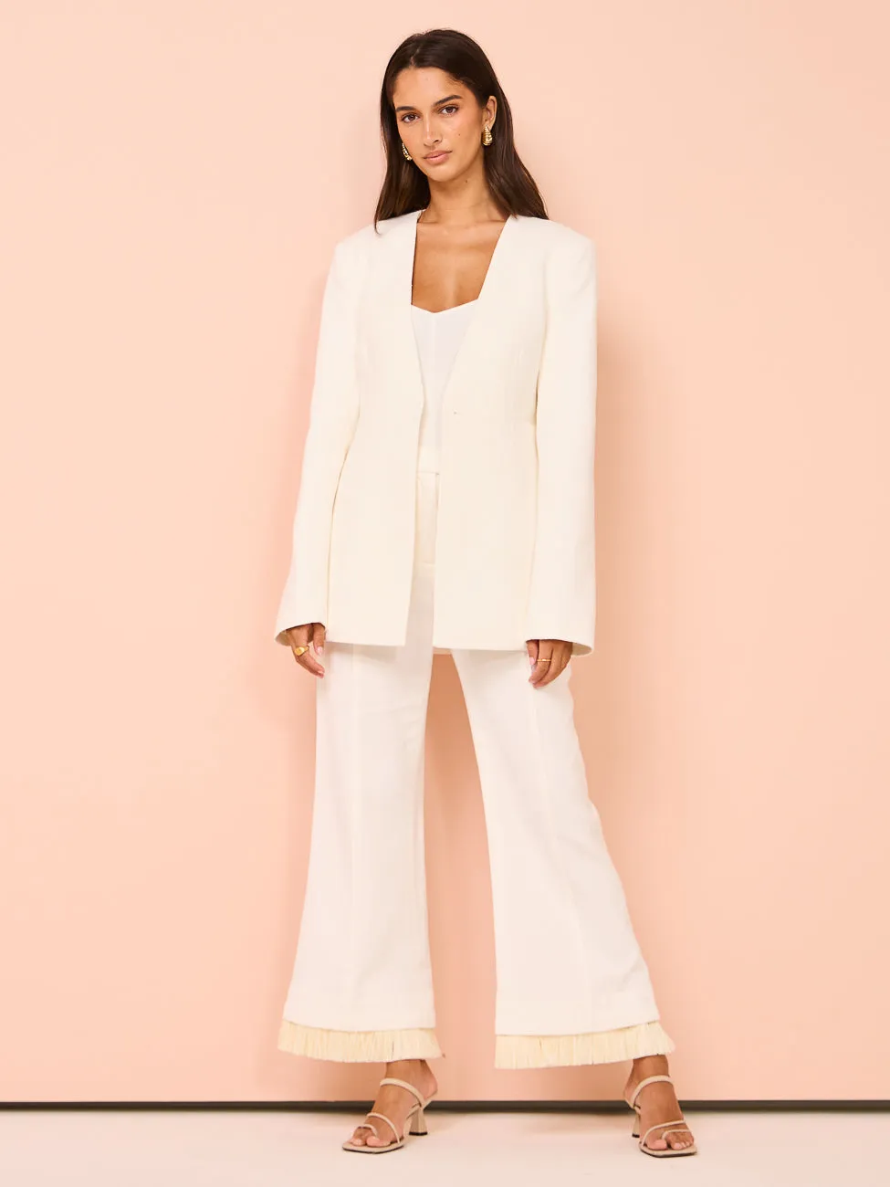 Clea Toledo Blazer in Off White