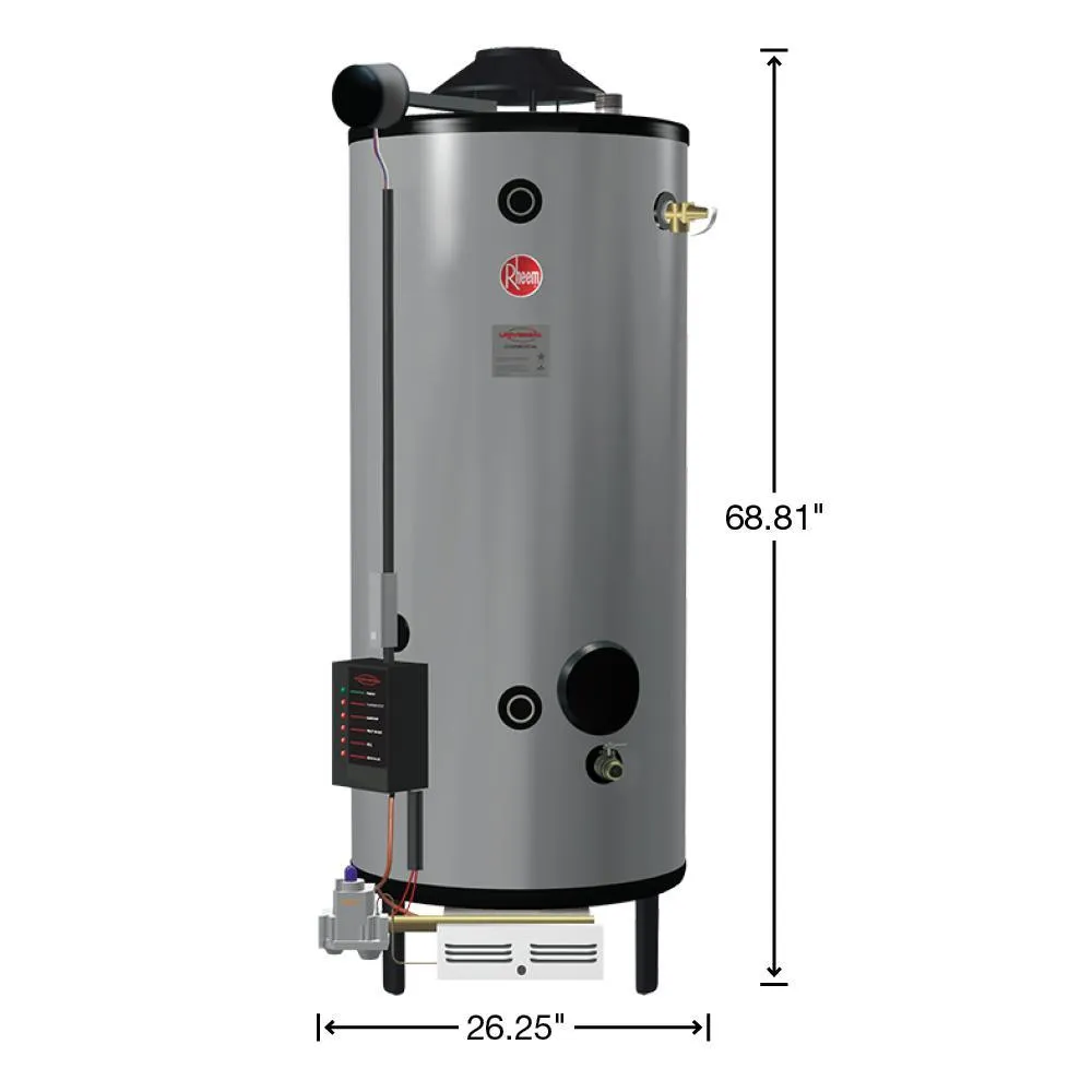 Commercial Universal Heavy Duty 76 Gal. 180K BTU Natural Gas Tank Water Heater