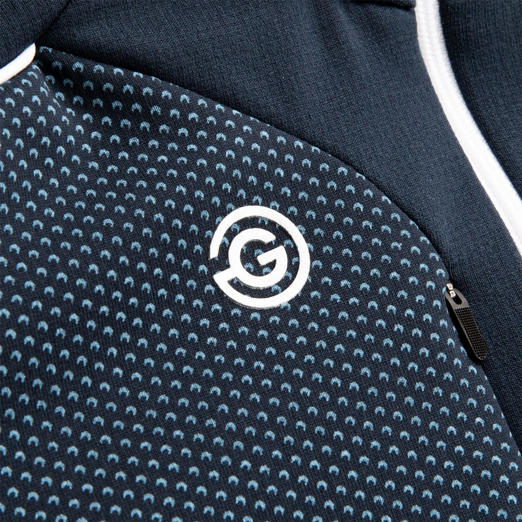 Dave Insula Half Zip Mid Layer Navy/White - 2025