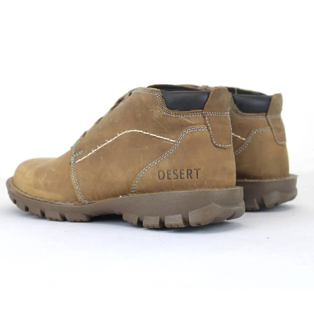 DESERT Vellie  Leather Cat Tan Boot