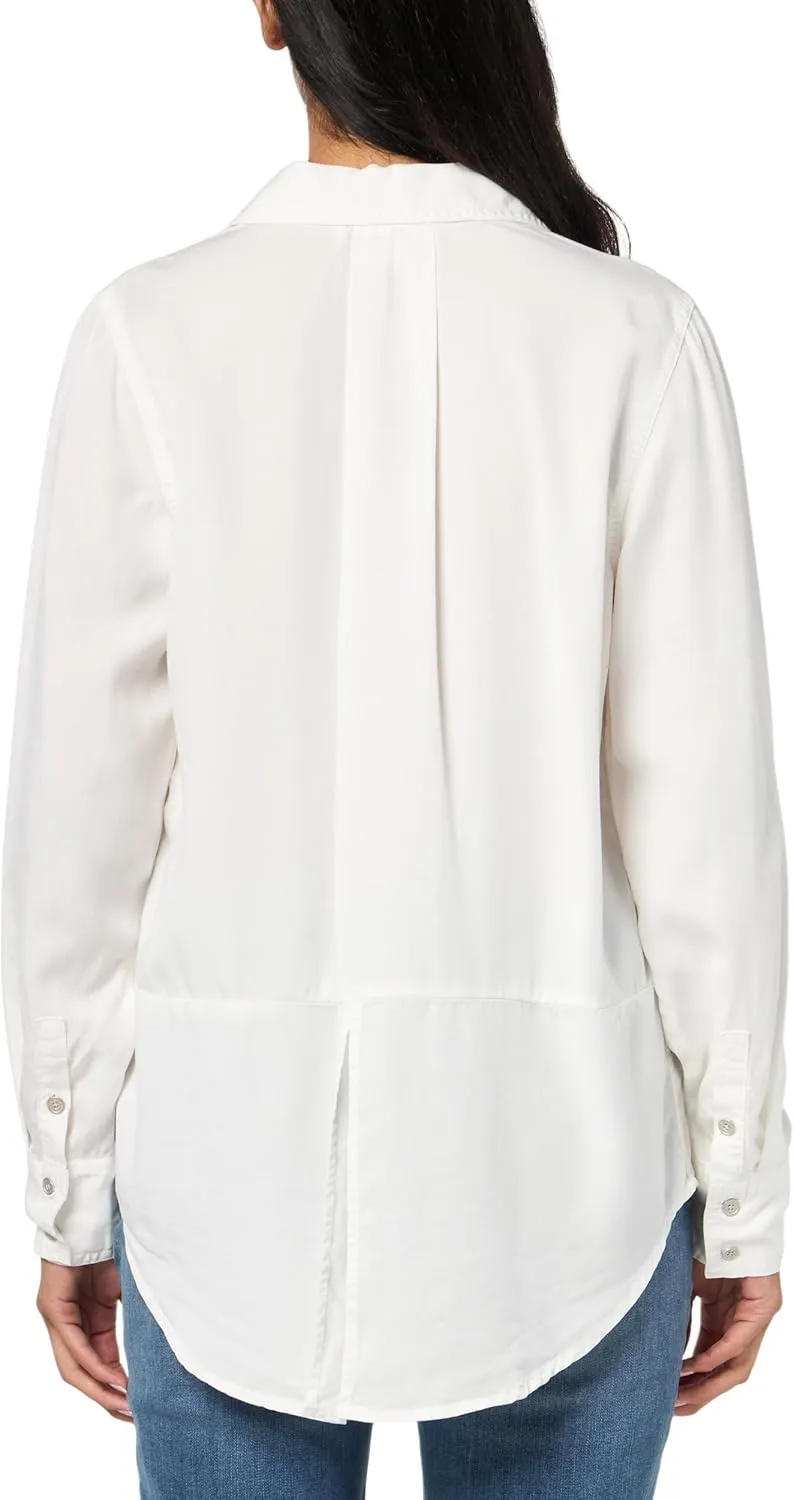 DKNY Women's Splitback Longsleeve Everyday Versatile Tops