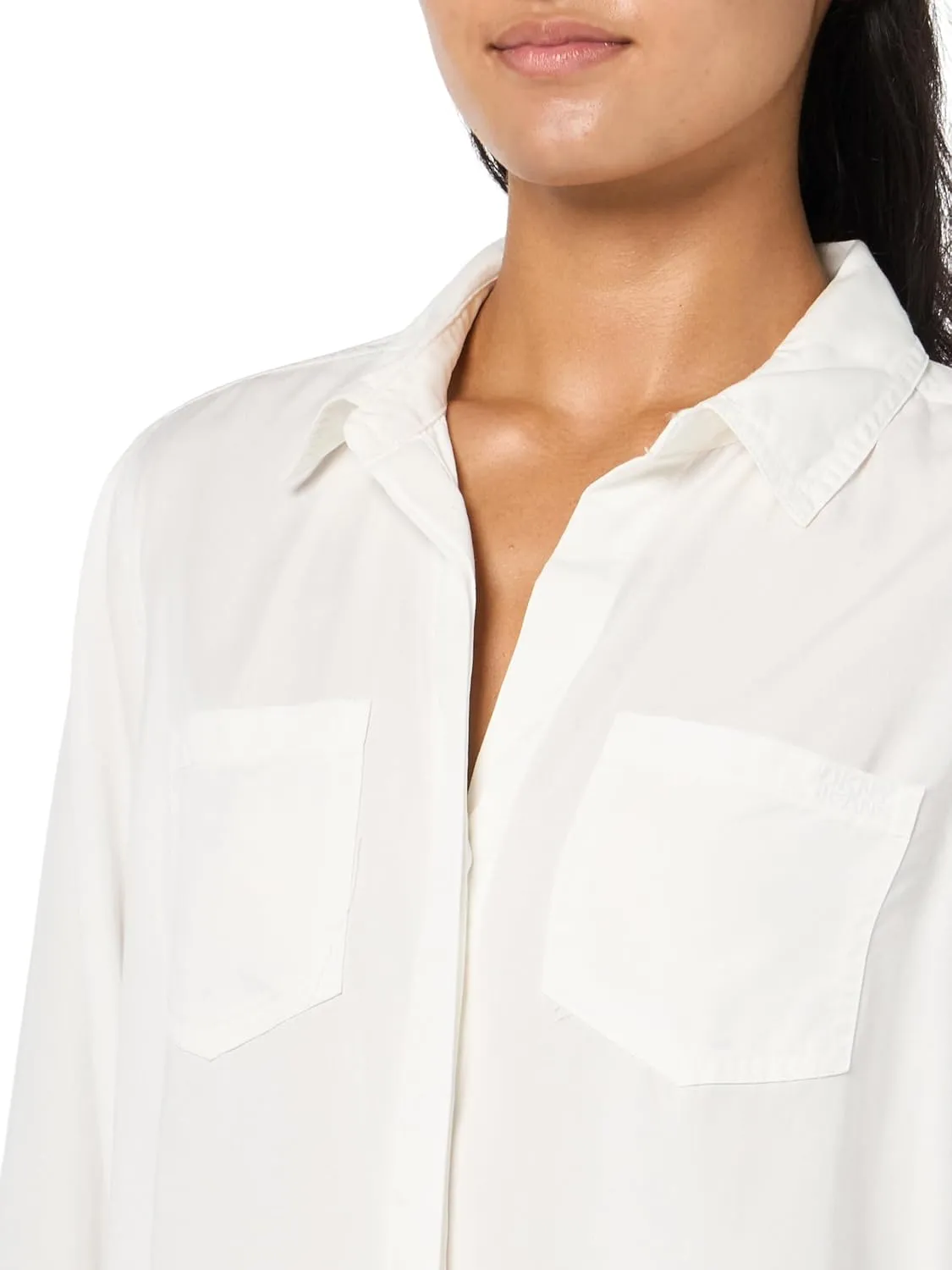 DKNY Women's Splitback Longsleeve Everyday Versatile Tops