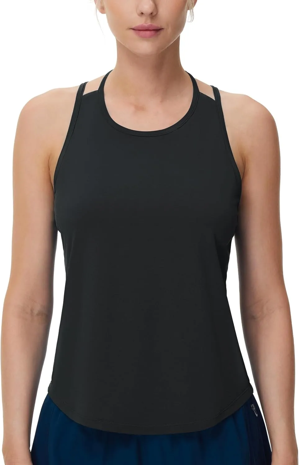 Dragon Fit Women's Athletic Tank Tops Yoga Workout Racerback Tops Quick Dry Running Sleeveless Shirts