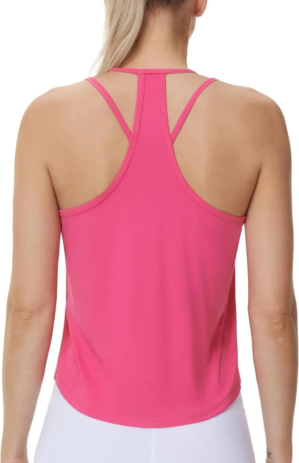 Dragon Fit Women's Athletic Tank Tops Yoga Workout Racerback Tops Quick Dry Running Sleeveless Shirts