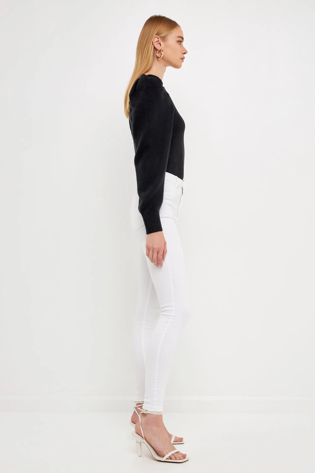 Endless Rose - Puff Sleeve Sweater