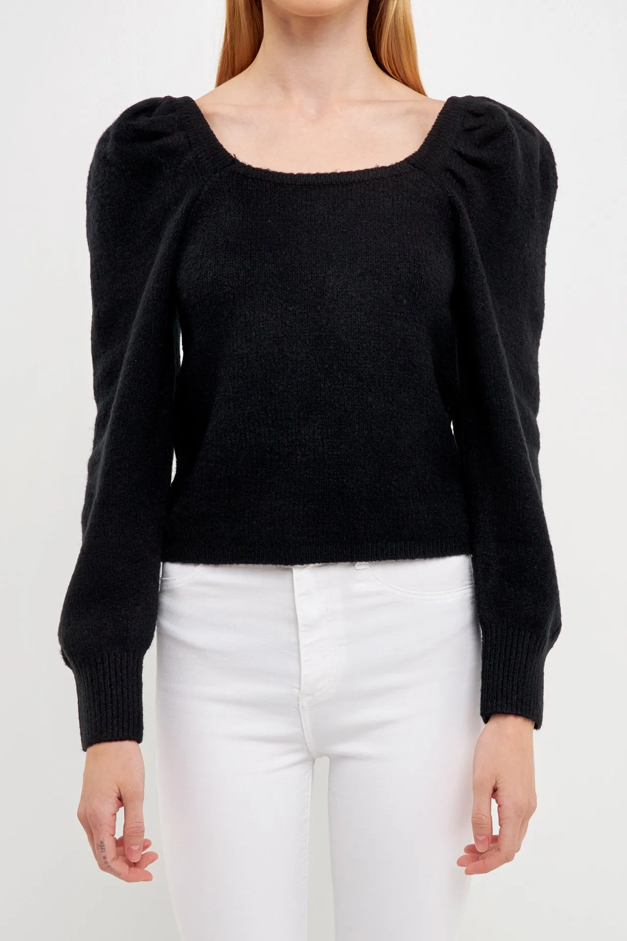 Endless Rose - Puff Sleeve Sweater