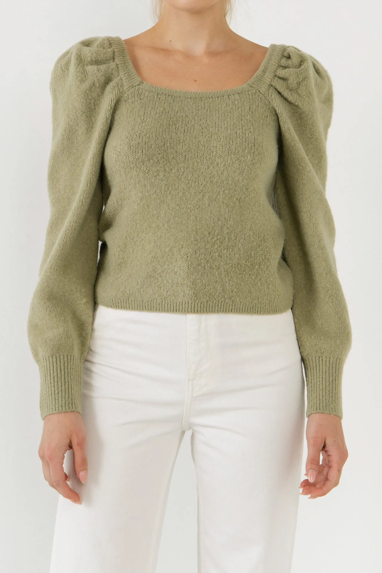 Endless Rose - Puff Sleeve Sweater