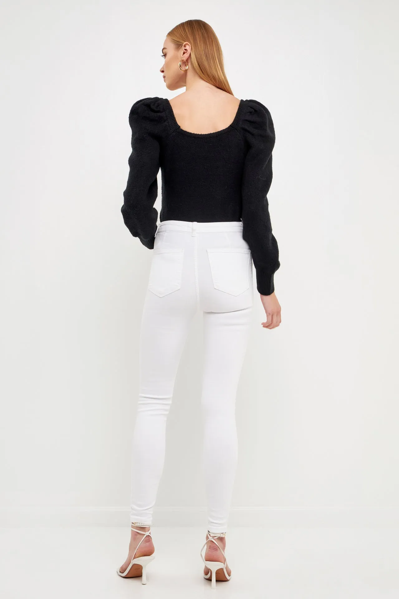 Endless Rose - Puff Sleeve Sweater