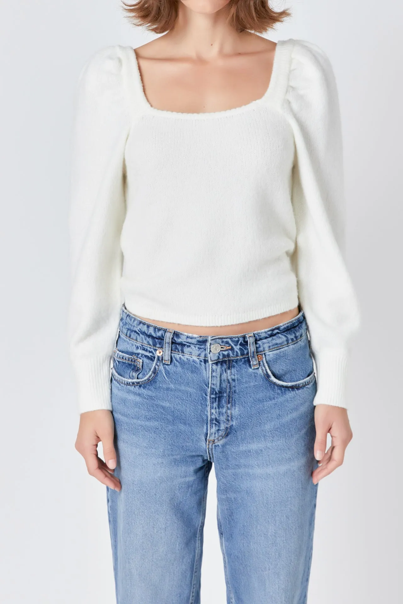 Endless Rose - Puff Sleeve Sweater