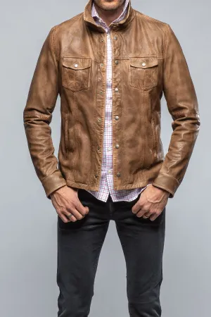 Enna 12 Month Washed Shirt Jacket in Camel