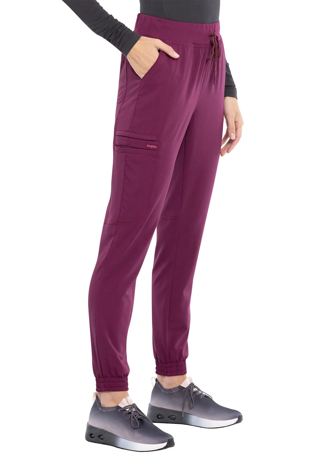 Euphoria - Women's Mid Rise Jogger Solid Pant