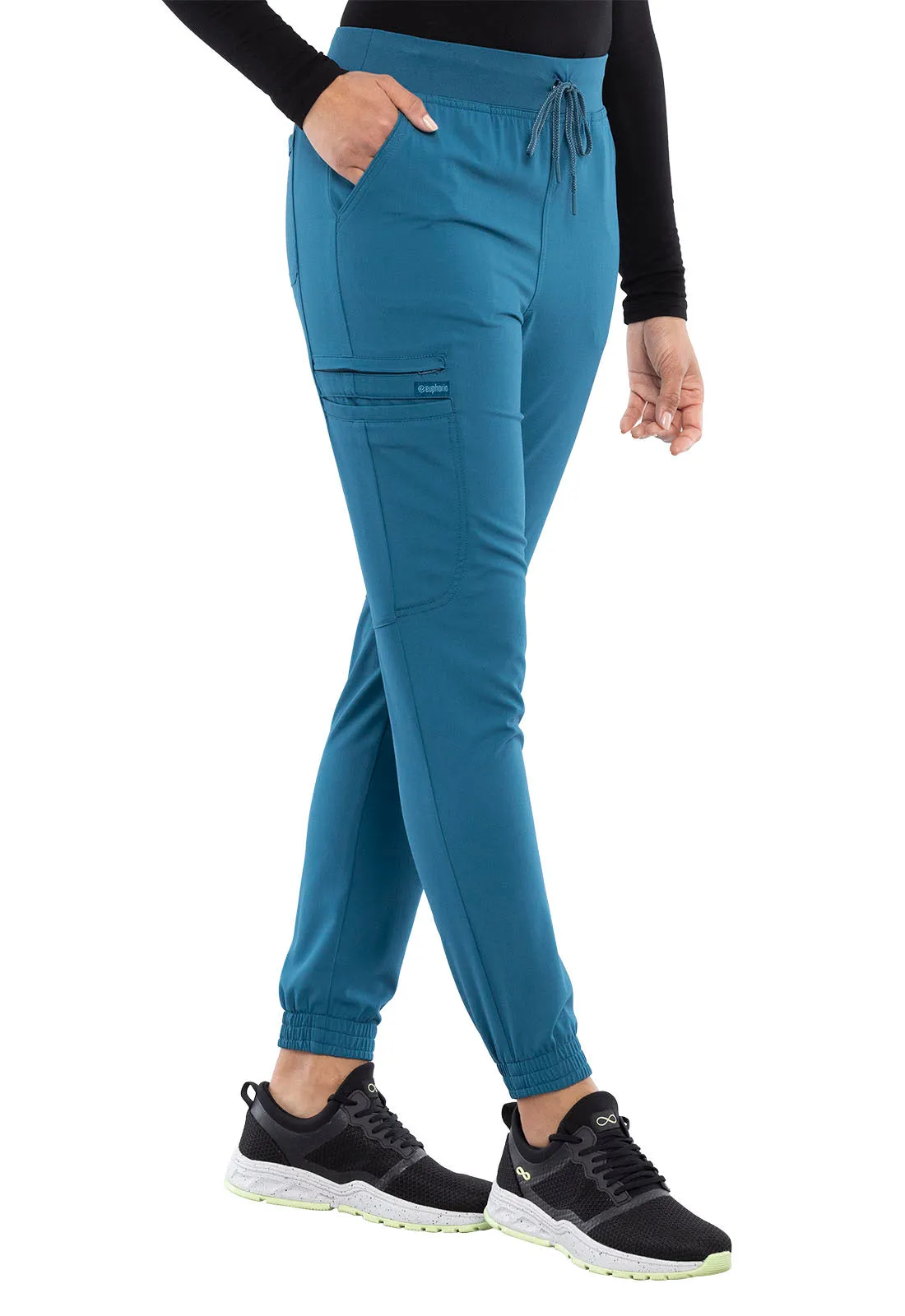 Euphoria - Women's Mid Rise Jogger Solid Pant