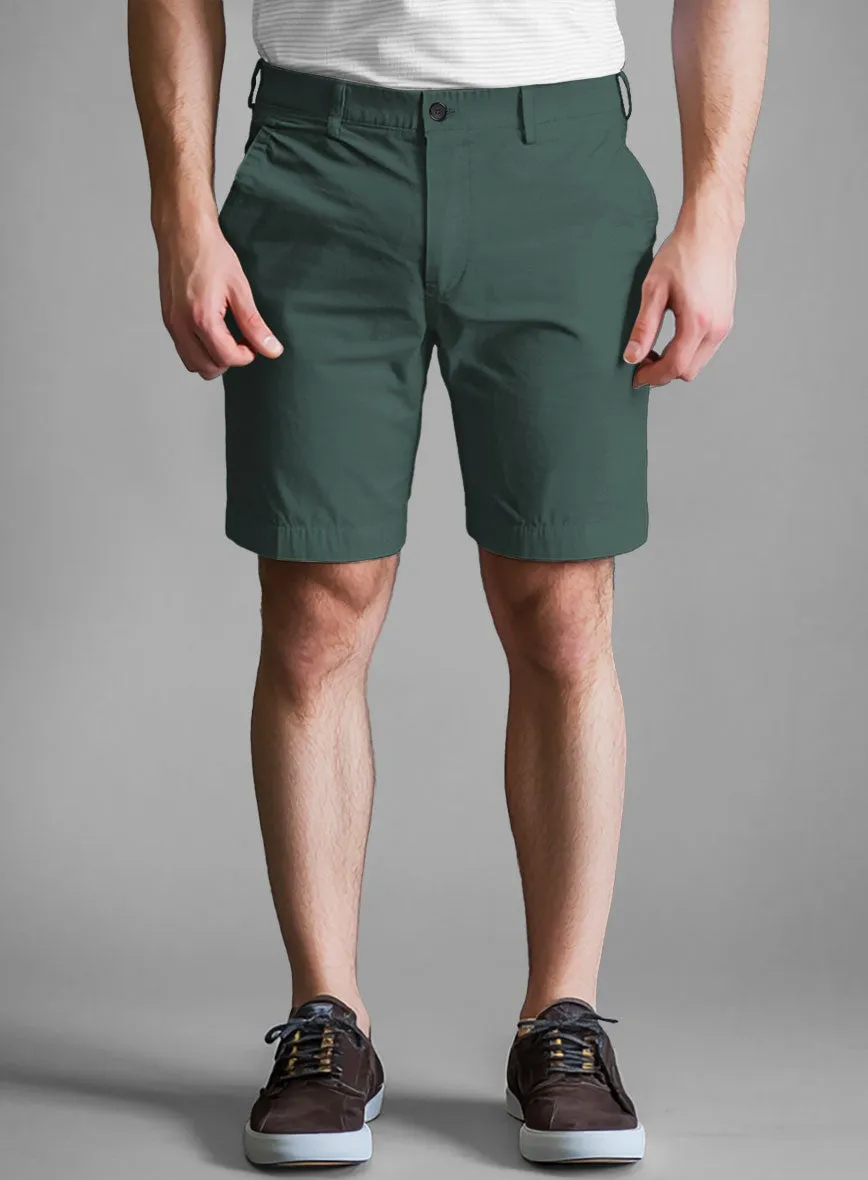 Gallo Green Stretch Chino Shorts