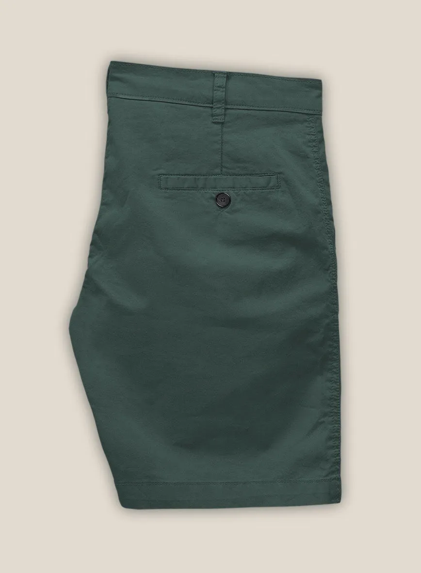 Gallo Green Stretch Chino Shorts