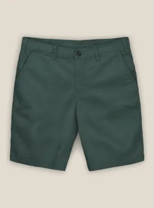 Gallo Green Stretch Chino Shorts