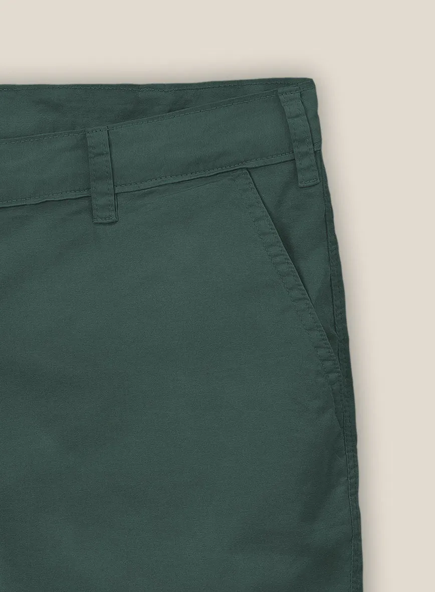 Gallo Green Stretch Chino Shorts