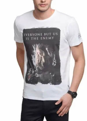 Game Of Thrones Who Is The Enemy White Half Sleeve
