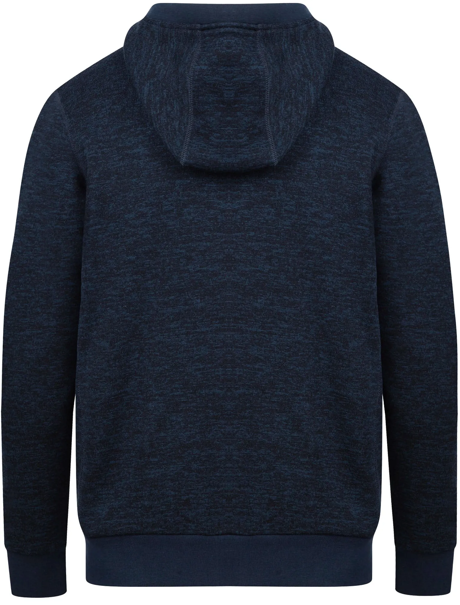 Greenhill  Zip Through Flecked Fleece Hoodie With Borg Lining In Teal - Tokyo Laundry