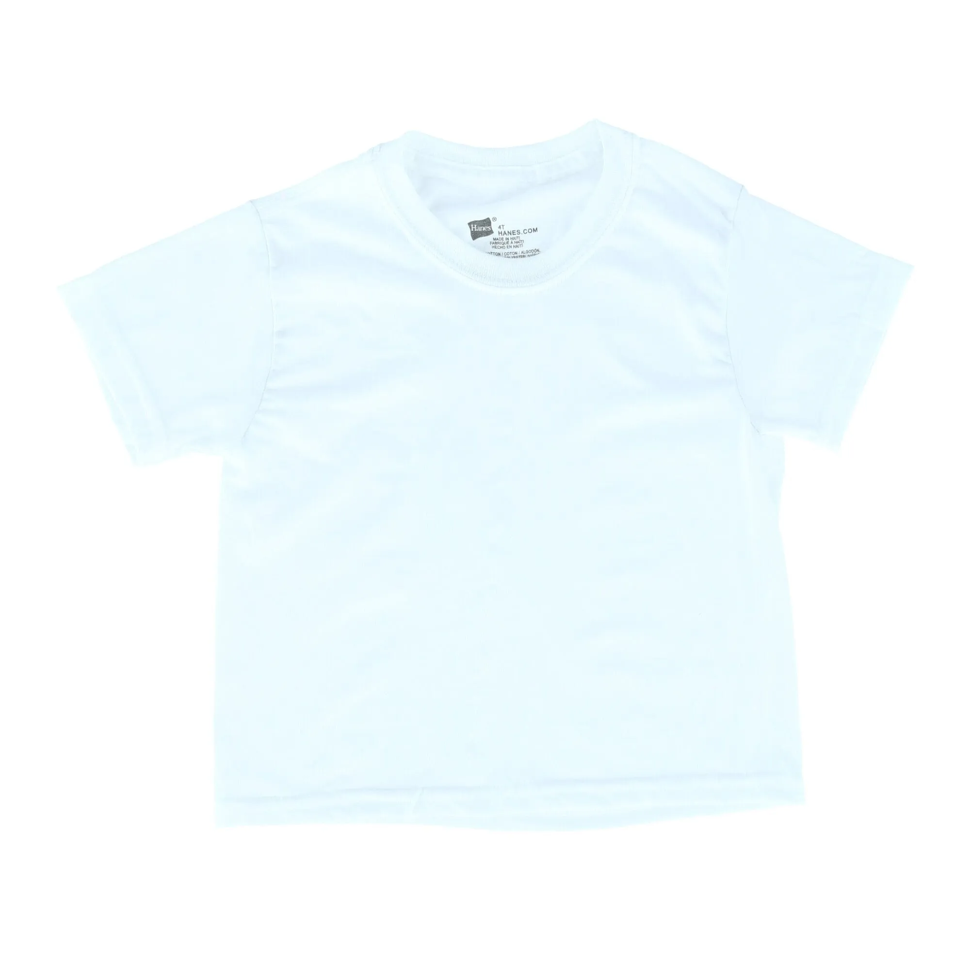 Hanes Toddler Boy's White Crewneck Undershirt (Pack of 5)