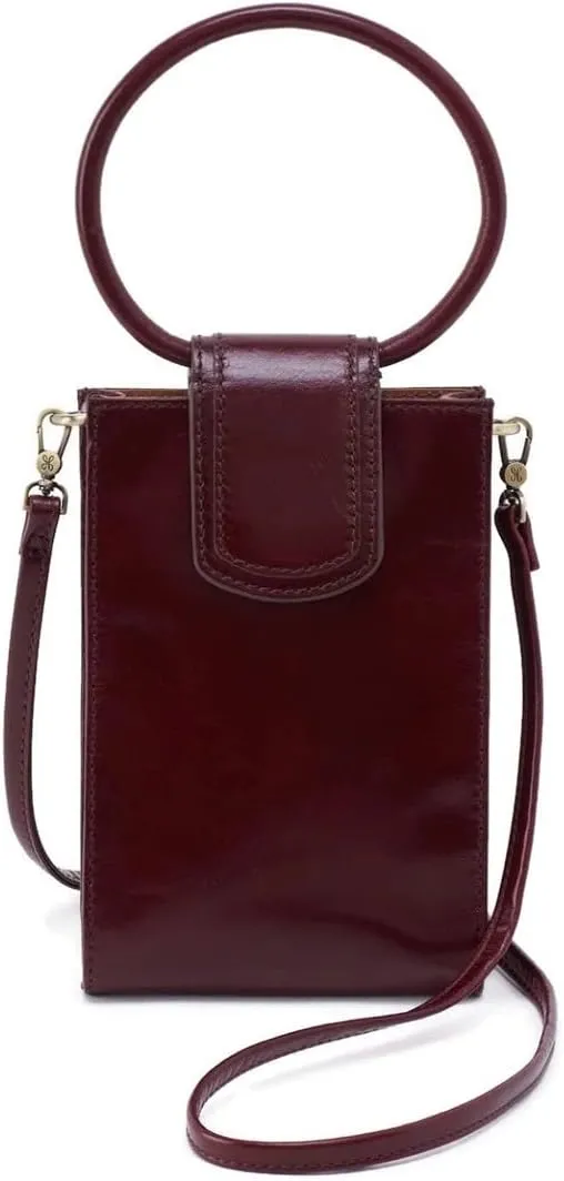 HOBO Sheila Leather Phone Crossbody (Merlot)