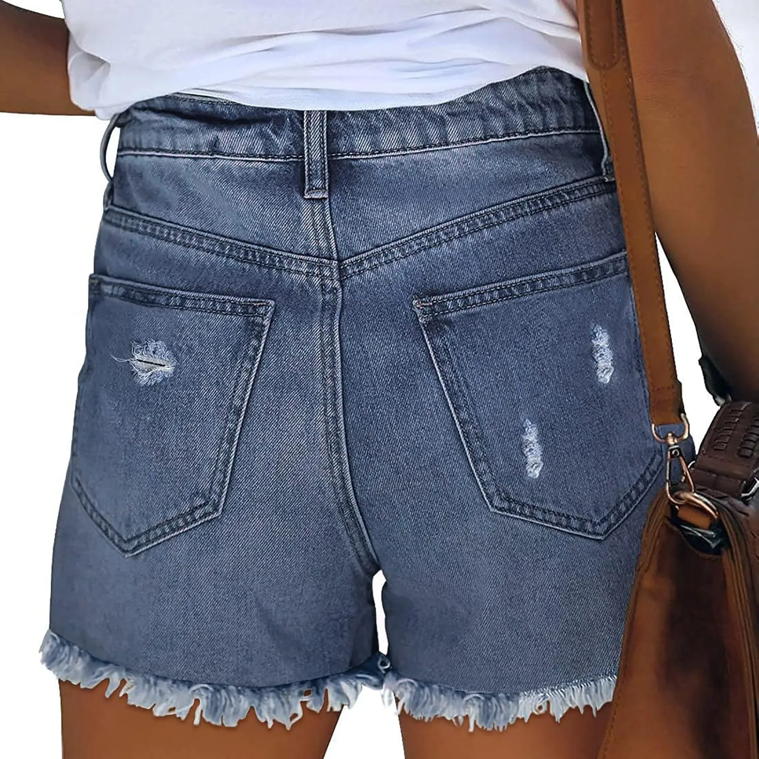 Jean Shorts for Women High Waisted Stretchy Casual Denim Comfy Pants Shorts Summer Y2K 2025 Trendy Jeans with Pockets