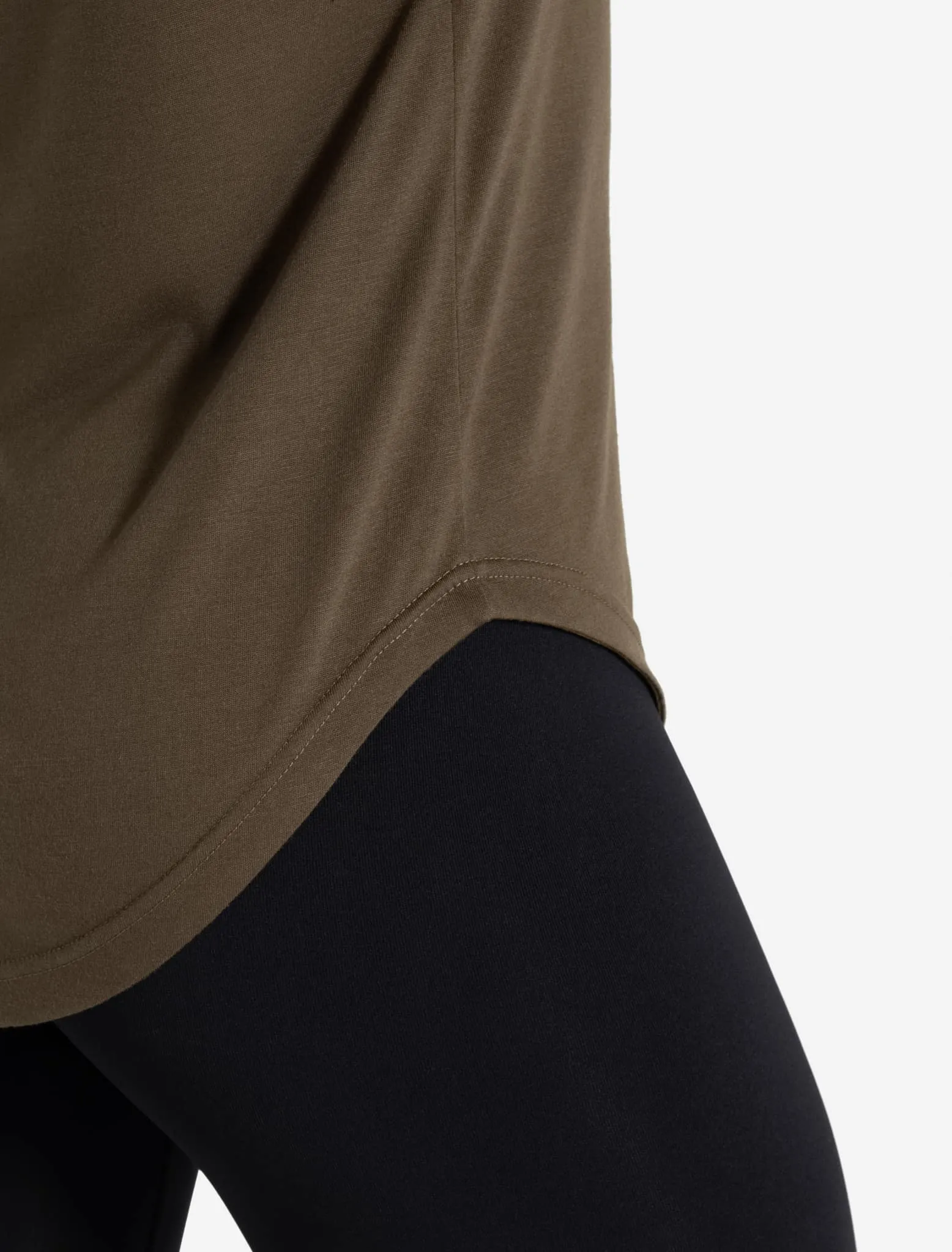 Lightweight Oversized Gym Tank - Olive