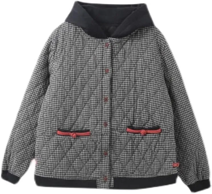 LIXINGHEITANG Women's cotton-padded jacket, retro Chinese style cotton coat, home coat