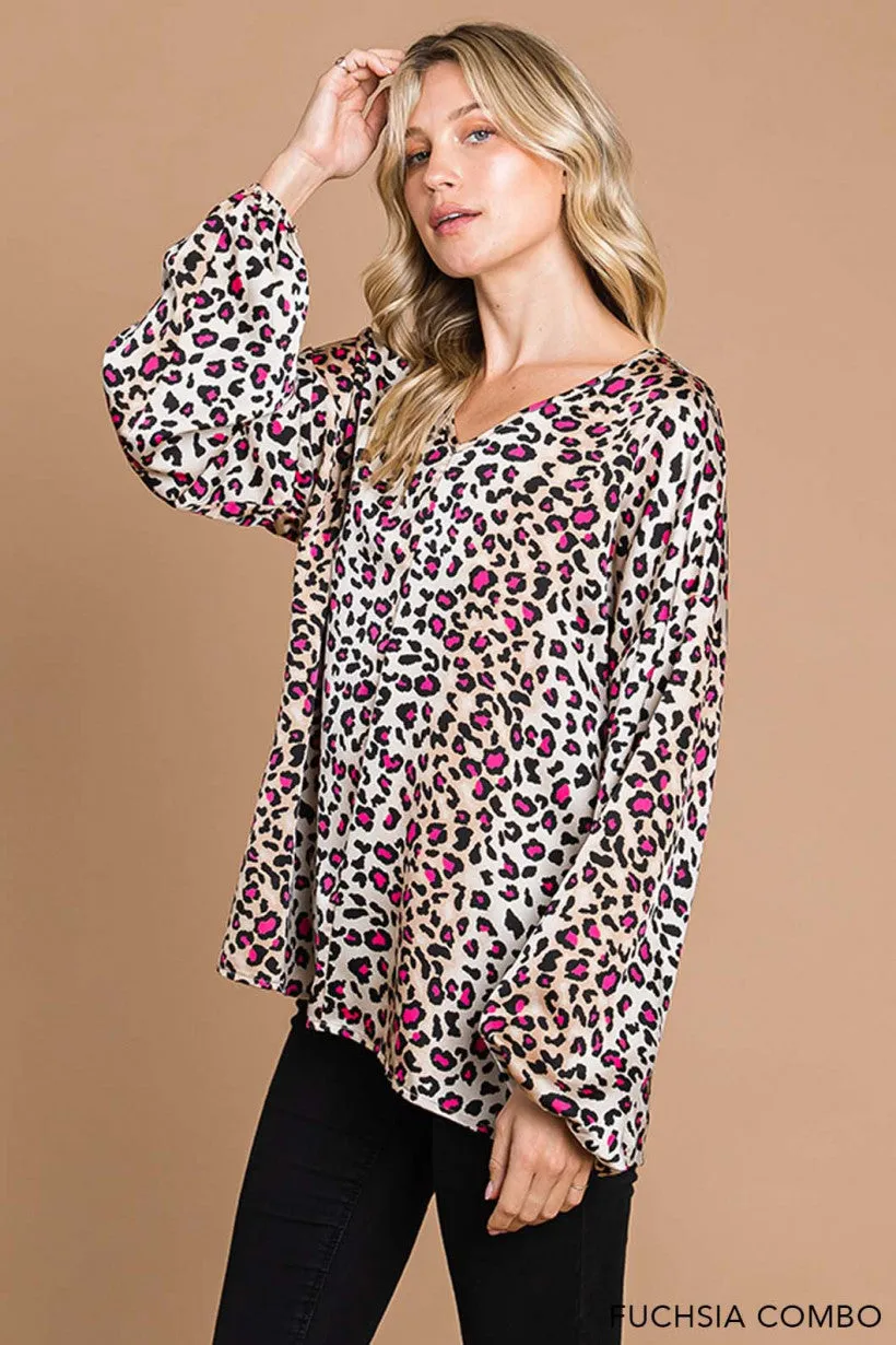 Look Ahead Leopard Blouse