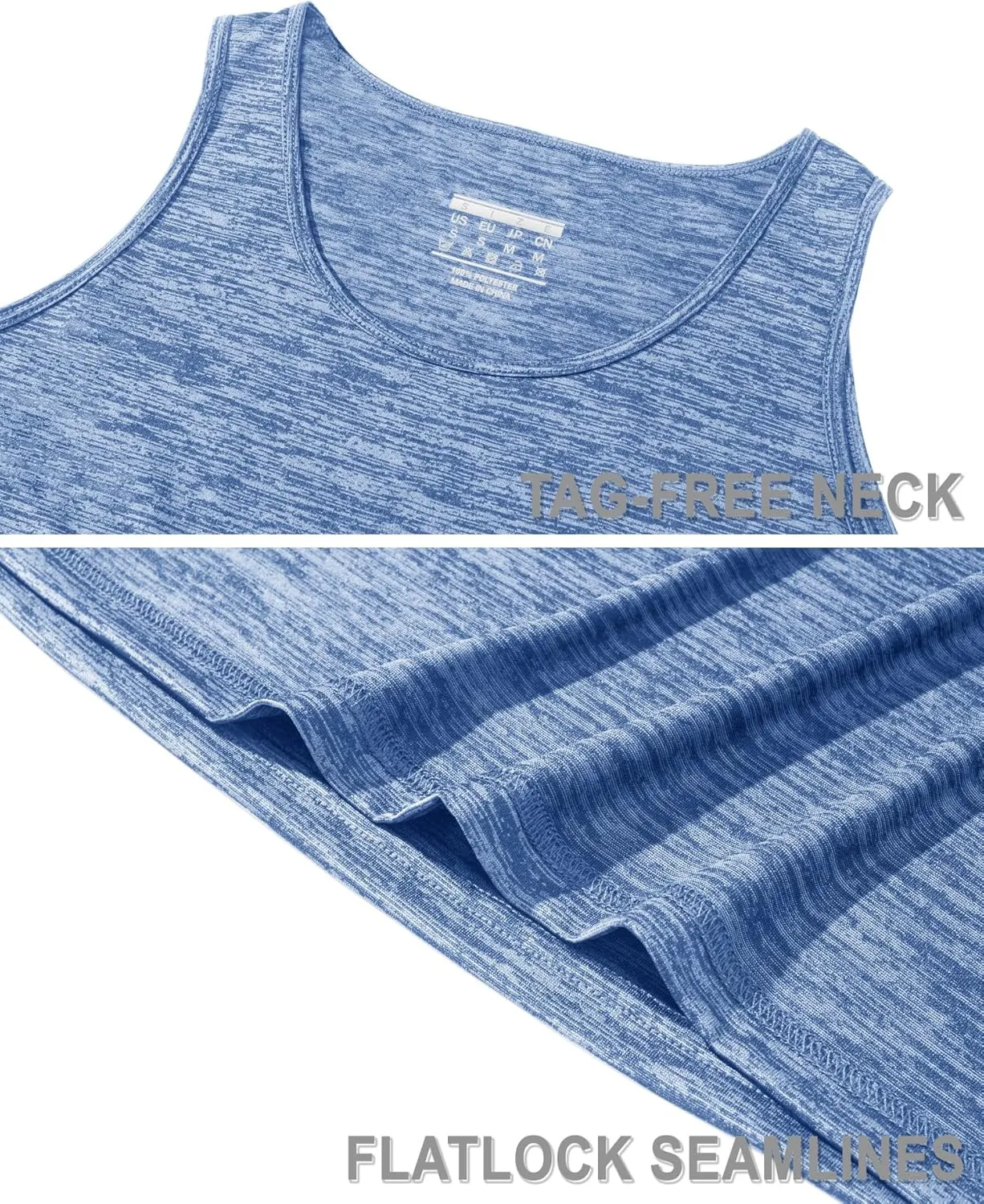 MAGCOMSEN Women's Workout Tank Tops Quick Dry Sleeveless Running Athletic Shirts Moisture Wicking Gym Yoga Tops